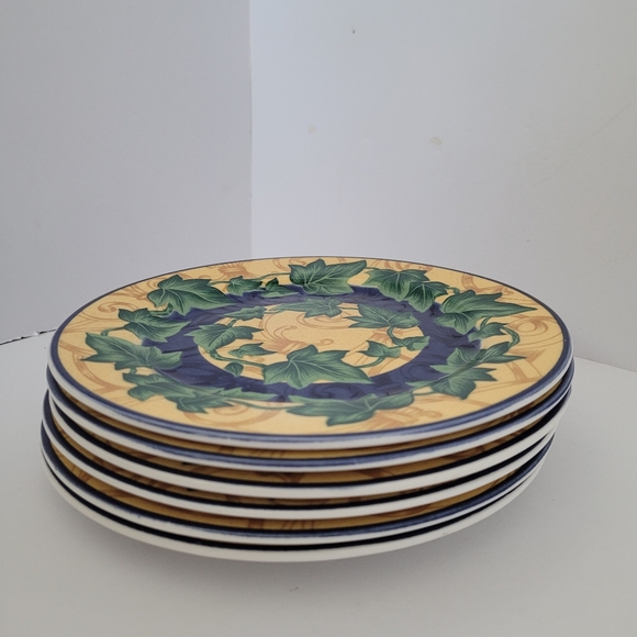 6 vintage Victoria & Beale "Yves" (9034) salad plates - Picture 2 of 6